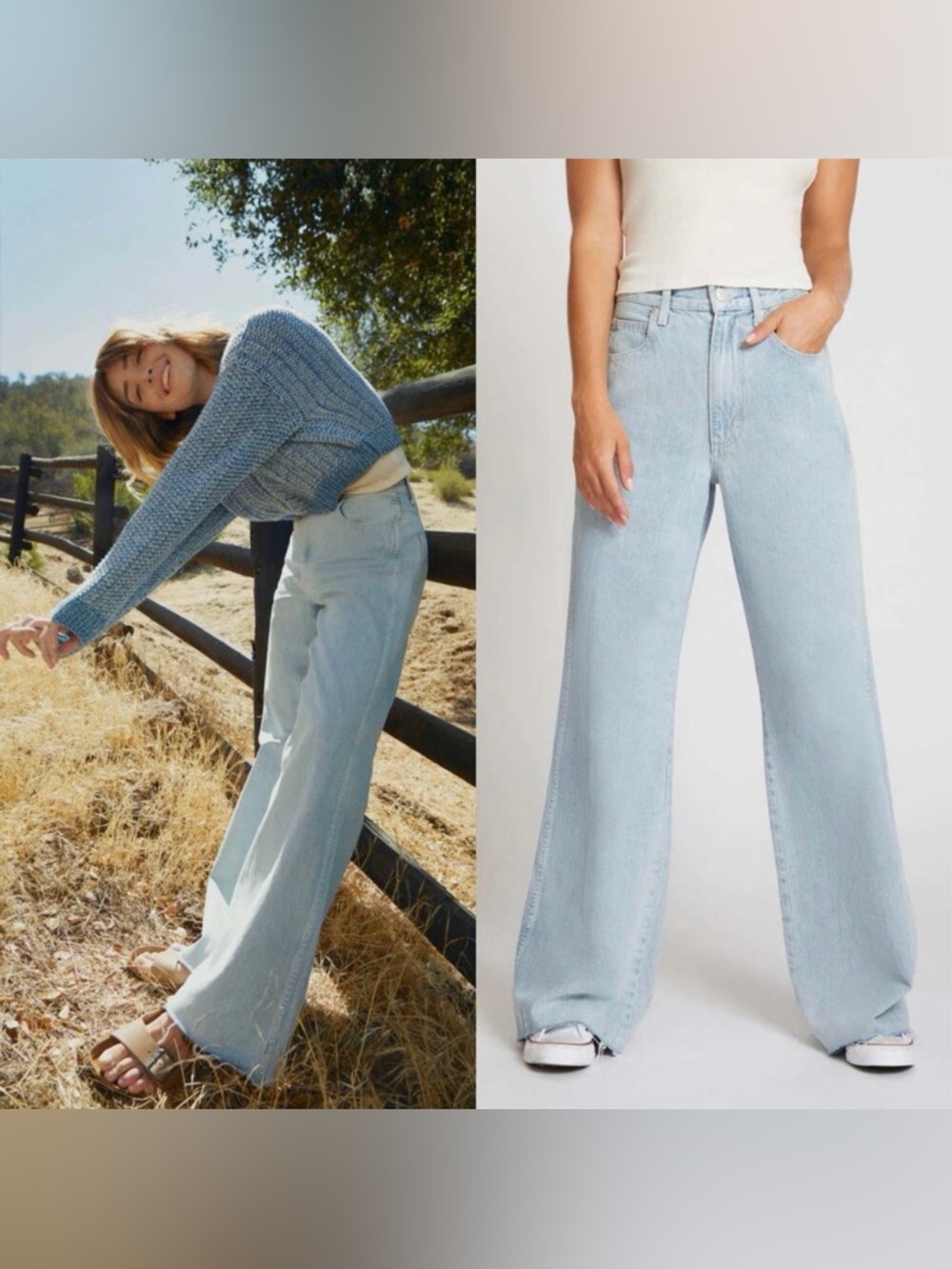 AMO Frida Wide Leg Flare‎ Jeans